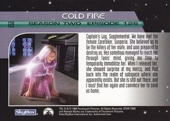 1997 SkyBox Star Trek: Voyager Season 2 #129 Cold Fire Back