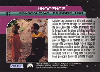 1997 SkyBox Star Trek: Voyager Season 2 #165 Innocence Back
