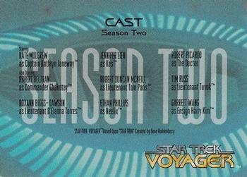 1997 SkyBox Star Trek: Voyager Season 2 #180 Production Credits Front