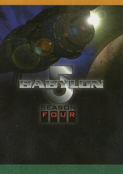 1998 Fleer Babylon 5 Season 4 #01 Title Card Front