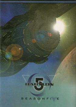 1998 Fleer Babylon 5 Season 5 #1 Babylon 5 Season Five [The Wheel of Fire] Front