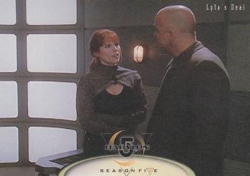 1998 Fleer Babylon 5 Season 5 #62 Lyta's Deal Front