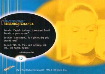 1999 SkyBox Babylon 5: Profiles #32 Three Held Steady Through Change Back