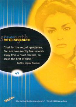 1999 SkyBox Babylon 5: Profiles #49 A Leader With Strength Back