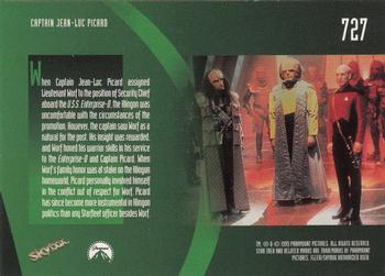 1999 SkyBox Star Trek: The Next Generation Season 7 #727 Lieutenant Worf Back