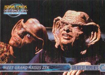 1999 SkyBox Star Trek: Deep Space Nine: Memories from the Future #4 Meet Grand Nagus Zek Front