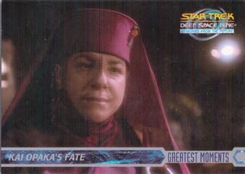 1999 SkyBox Star Trek: Deep Space Nine: Memories from the Future #5 Kai Opaka's Fate Front