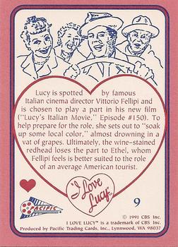 1991 Pacific I Love Lucy #9 Lucy [i[#@!*@! Back