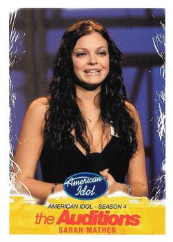 2005 Fleer American Idol Season 4 #62 Sarah Mather Front