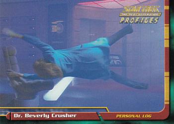 2000 SkyBox Star Trek The Next Generation Profiles #5 Dr. Beverly Crusher Front