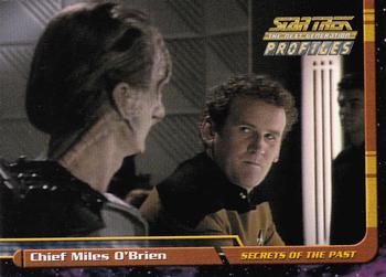 2000 SkyBox Star Trek The Next Generation Profiles #71 Chief Miles O'Brien Front