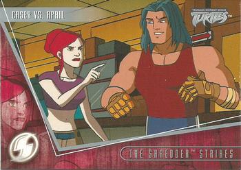 2003 Fleer Teenage Mutant Ninja Turtles 2: The Shredder Strikes #90 Casey vs. April Front