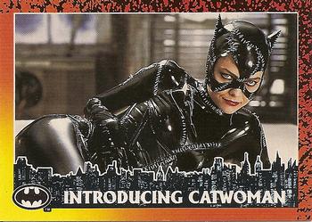 1992 O-Pee-Chee Batman Returns #4 Introducing Catwoman Front
