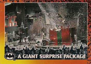 1992 O-Pee-Chee Batman Returns #14 A Giant Surprise Package Front