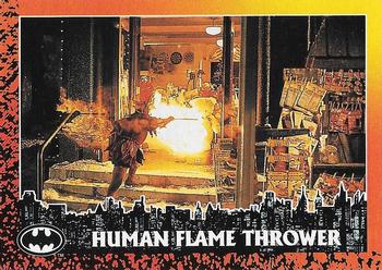 1992 O-Pee-Chee Batman Returns #23 Human Flame Thrower Front