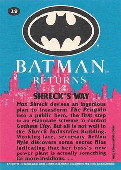 1992 O-Pee-Chee Batman Returns #29 Shreck's Way Back