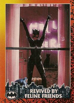 1992 O-Pee-Chee Batman Returns #31 Revived by Feline Friends Front