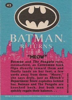 1992 O-Pee-Chee Batman Returns #42 Meow Back