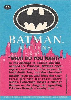1992 O-Pee-Chee Batman Returns #50 