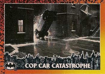 1992 O-Pee-Chee Batman Returns #58 Cop Car Catastrophe Front