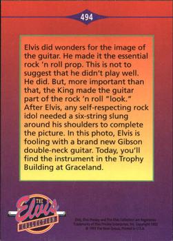 1992 The River Group The Elvis Collection #494 Elvis did wonders for the image of the guitar... Back