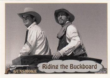 1993 Pacific Gunsmoke #65 Riding the Buckboard Front
