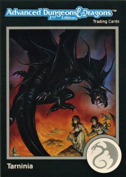 1991 TSR Advanced Dungeons & Dragons - Silver #44 Tarninia, Black Dragon Front