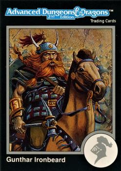 1991 TSR Advanced Dungeons & Dragons - Silver #97 Gunthar Ironbeard Front