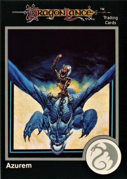 1991 TSR Advanced Dungeons & Dragons - Silver #241 Azurem, Blue Dragon Front