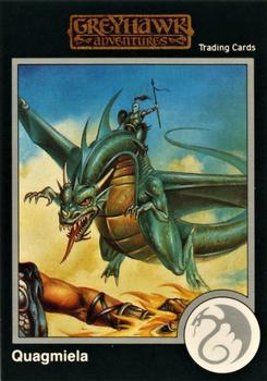 1991 TSR Advanced Dungeons & Dragons - Silver #304 Quagmiela, Green Dragon Front