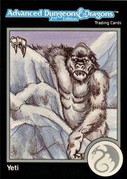 1991 TSR Advanced Dungeons & Dragons - Silver #585 Yeti Front