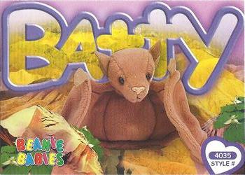 1999 Ty Beanie Babies IV #164 Batty Front