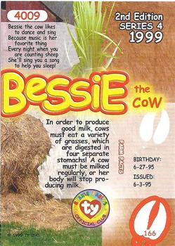 1999 Ty Beanie Babies IV #166 Bessie Back