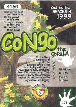 1999 Ty Beanie Babies IV #173 Congo Back