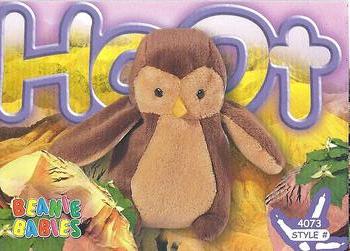1999 Ty Beanie Babies IV #197 Hoot Front