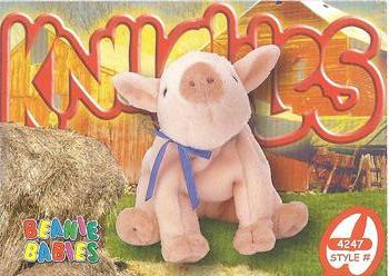 1999 Ty Beanie Babies IV #204 Knuckles Front