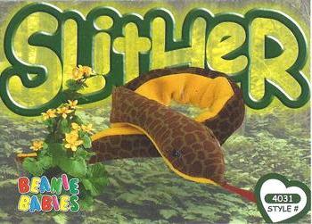 1999 Ty Beanie Babies IV #229 Slither Front