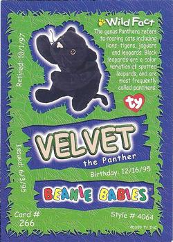 1999 Ty Beanie Babies IV #266 Velvet Back