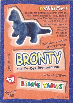 1999 Ty Beanie Babies IV #258 Bronty Back