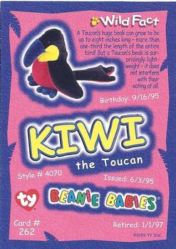 1999 Ty Beanie Babies IV #262 Kiwi Back
