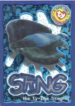 1999 Ty Beanie Babies IV #268 Sting(ray) Front