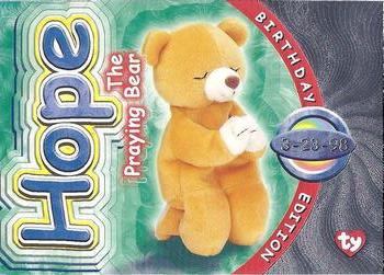 1999 Ty Beanie Babies IV #276 Hope Front