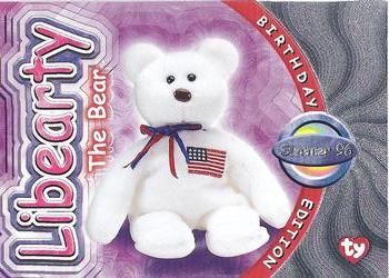 1999 Ty Beanie Babies IV #277 Libearty [rare] Front