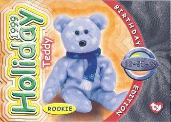 1999 Ty Beanie Babies IV #282 '99 Holiday Teddy [rare] Front