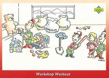 1992 Upper Deck Santa Claus #3 Workshop Workout Front