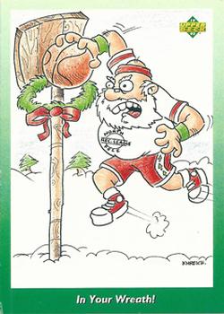 1992 Upper Deck Santa Claus #6 In Your Wreath! Front