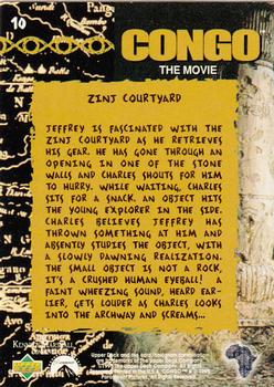 1995 Upper Deck Congo the Movie #10 Zinj Courtyard Back