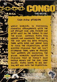 1995 Upper Deck Congo the Movie #13 Cash Flow Problem Back