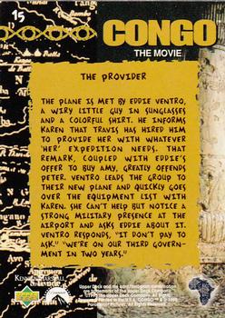 1995 Upper Deck Congo the Movie #15 The Provider Back