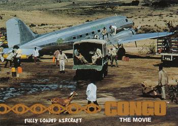 1995 Upper Deck Congo the Movie #23 Fully Loaded Aircraft Front